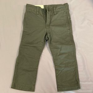 Baby Gap Size 2 Toddler Boy Gray Carpenter Pants. Adjustable Waist.